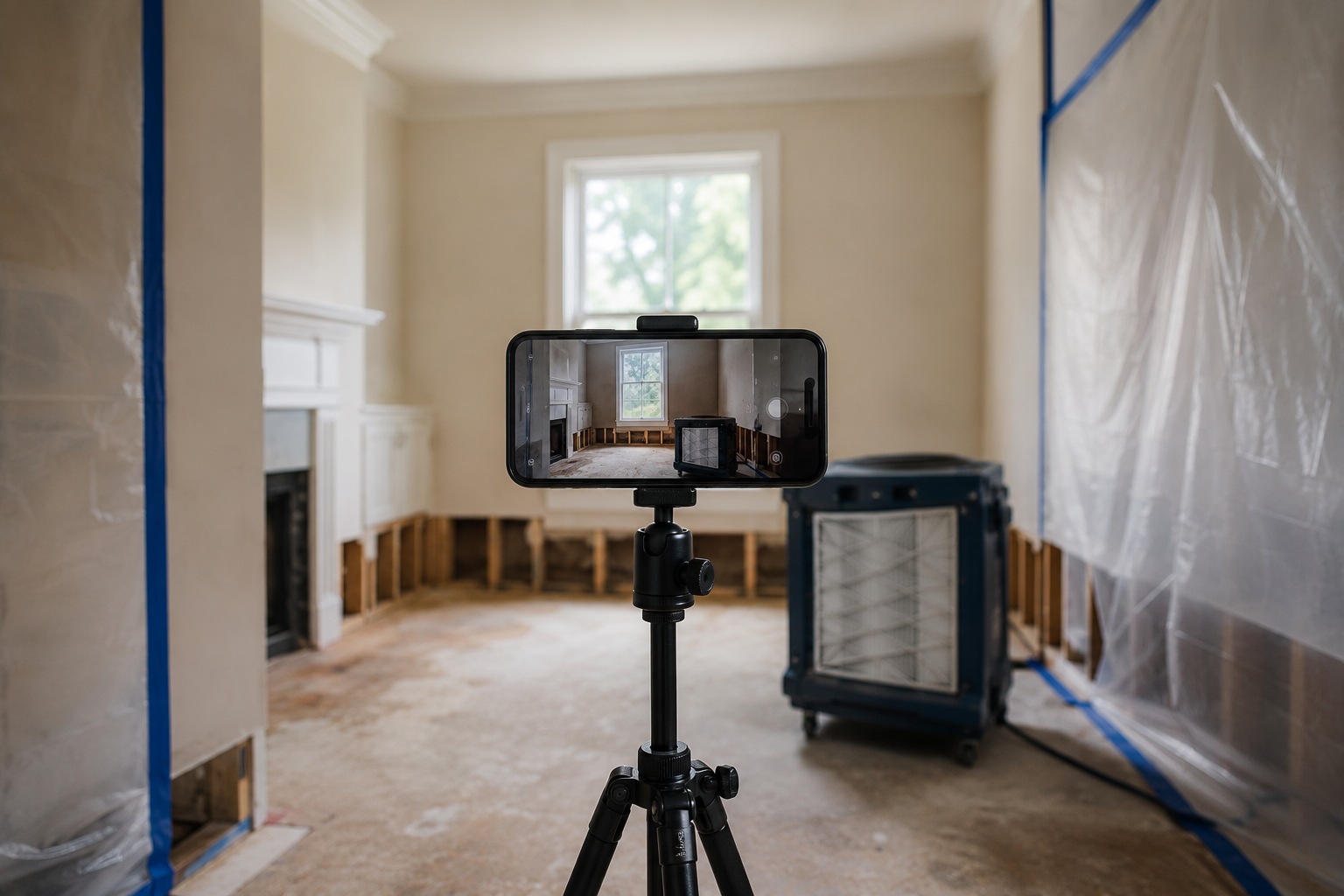 Process page - photo documentation in progress (prc1)